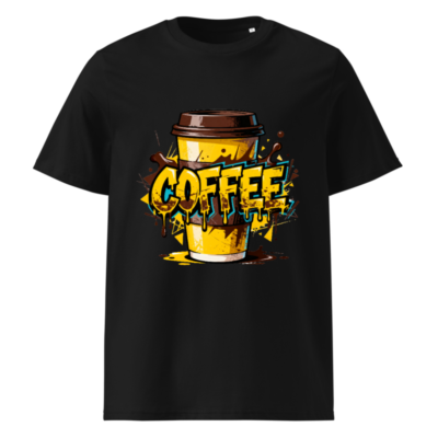 Unisex Organic Cotton T-Shirt | Coffee Lover Graphic Tee