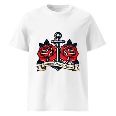 Anchored Hearts Forever T-Shirt | Unisex Organic Cotton Tee