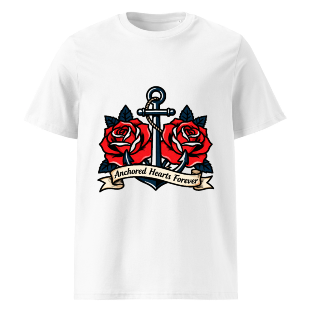 Anchored Hearts Forever T-Shirt | Unisex Organic Cotton Tee