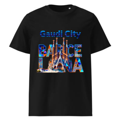Gaudi City Barcelona T-Shirt | Unisex Organic Cotton Tee