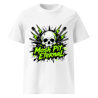 Mosh Pit Eternal Skull T-Shirt | Unisex Organic Cotton Tee