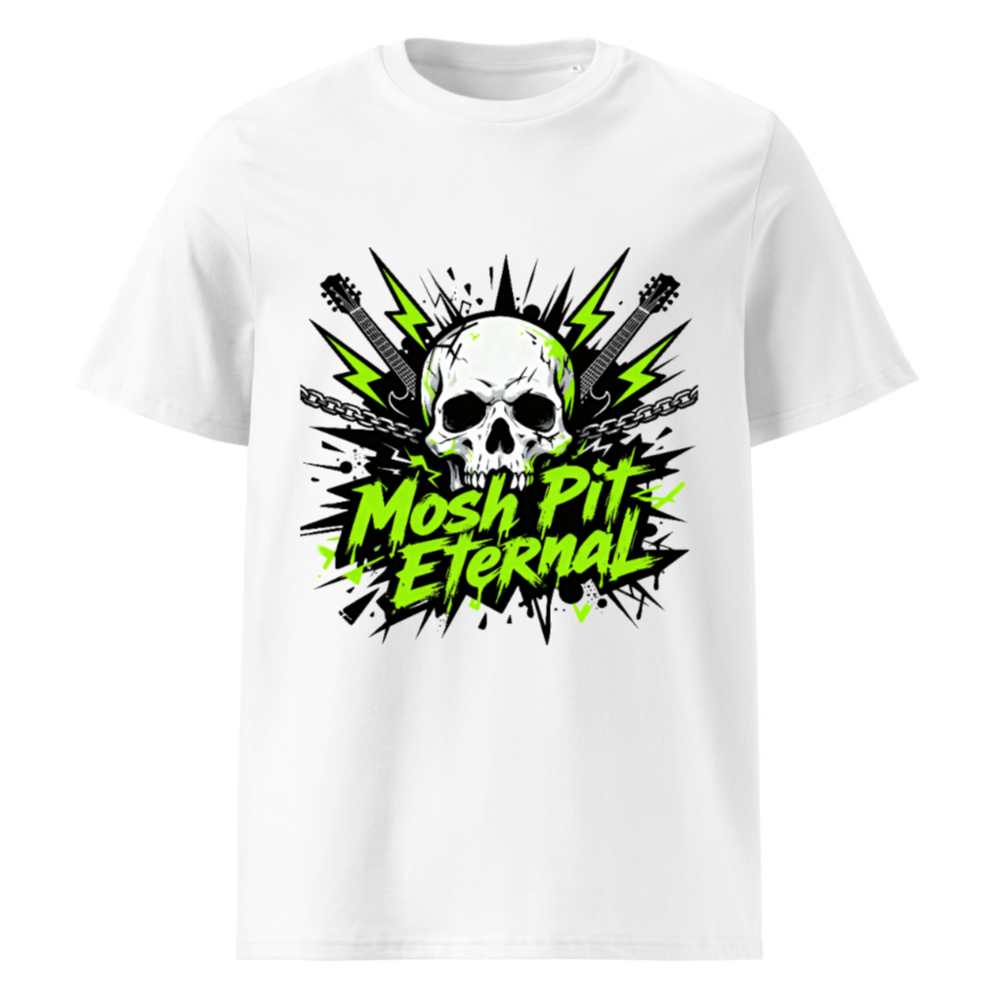 Mosh Pit Eternal Skull T-Shirt | Unisex Organic Cotton Tee