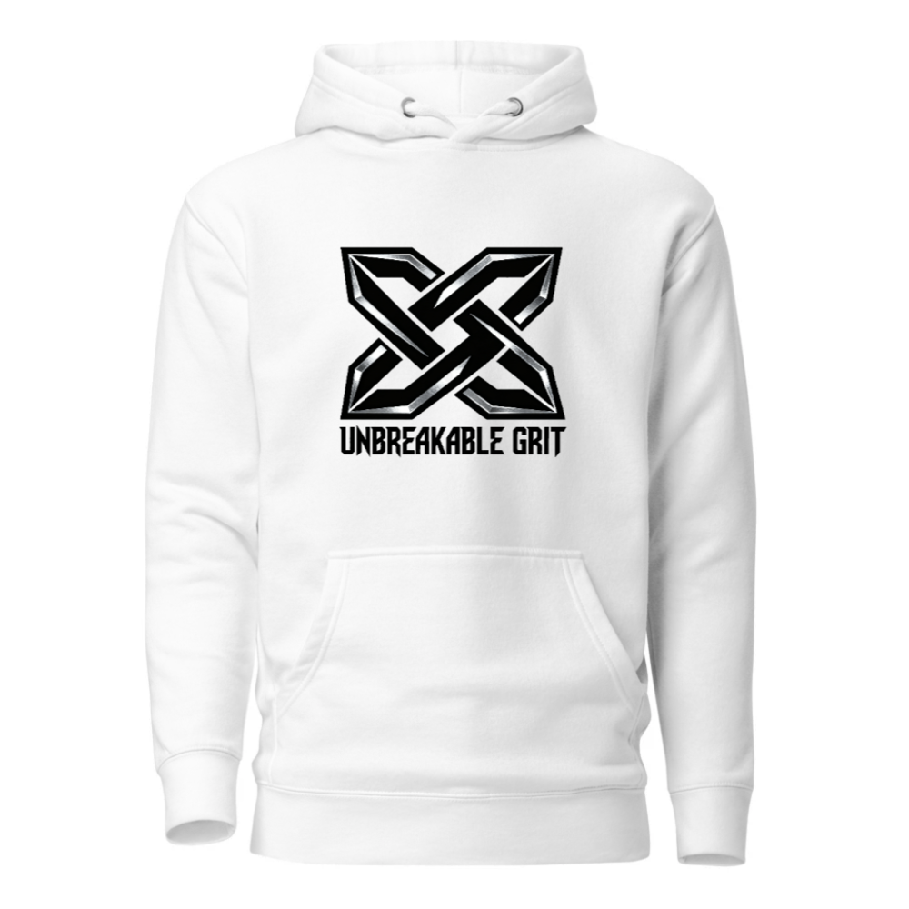 Unisex Premium Pullover Hoodie | Unbreakable Grit X Logo