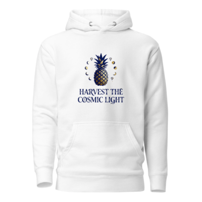 Harvest the Cosmic Light Pineapple Hoodie - Unisex Premium Pullover