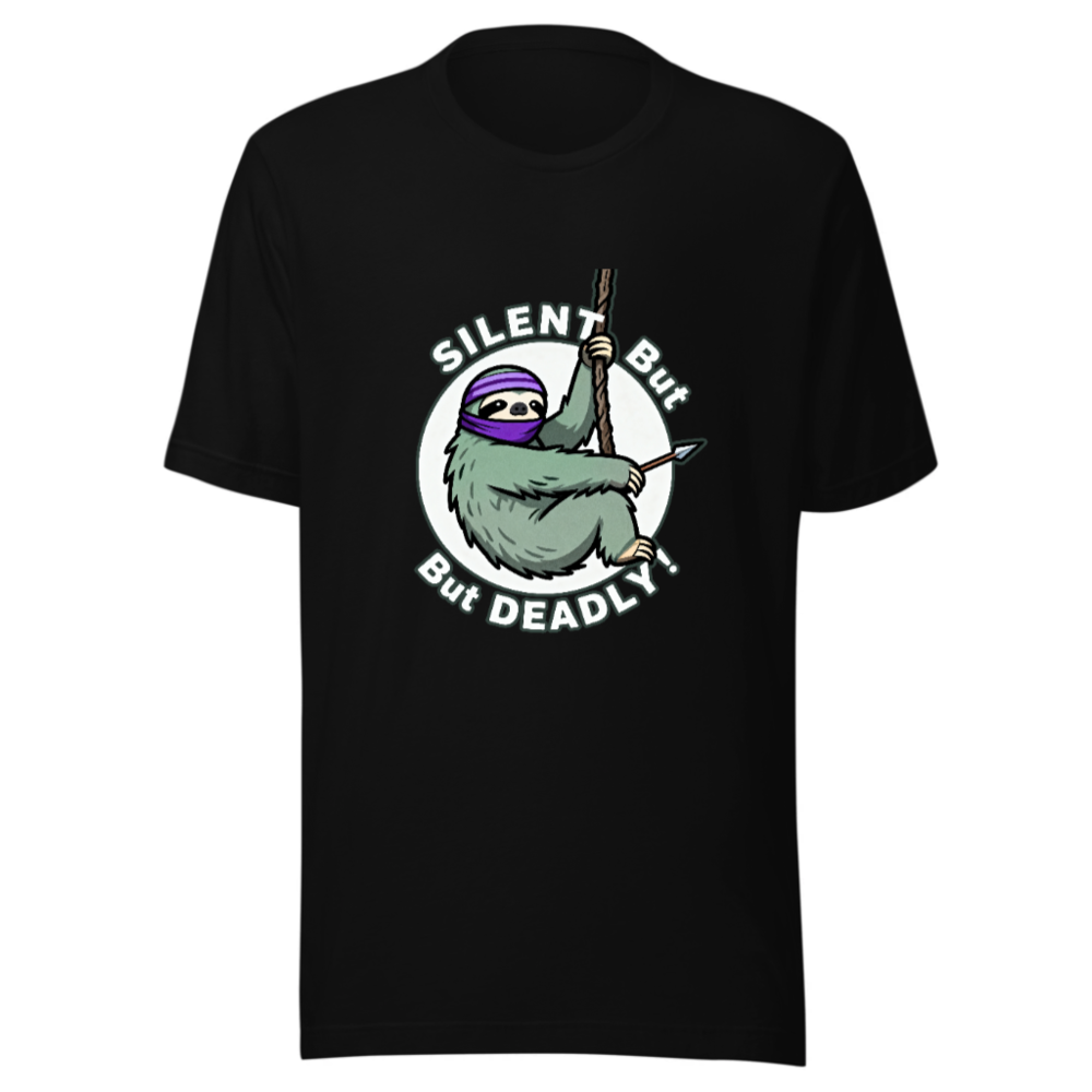 Silent But Deadly Sloth T-Shirt - Unisex Staple Tee