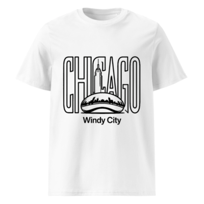 Chicago Windy City T-Shirt | Unisex Organic Cotton Tee