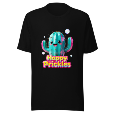 Happy Prickles Cactus T-Shirt - Unisex Staple Tee, Soft Comfort Fit
