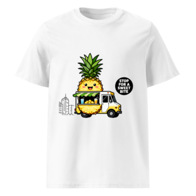 Pineapple Food Truck T-Shirt | Unisex Organic Cotton Tee