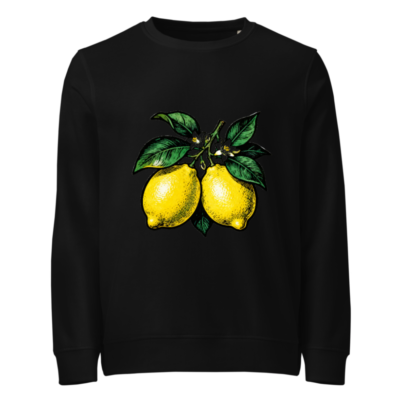 Unisex Organic Lemon Branch Sweatshirt | 100% GOTS Certified Cotton