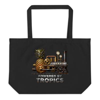 Organic Pineapple Steam Train Tote Bag | Powered by Tropics