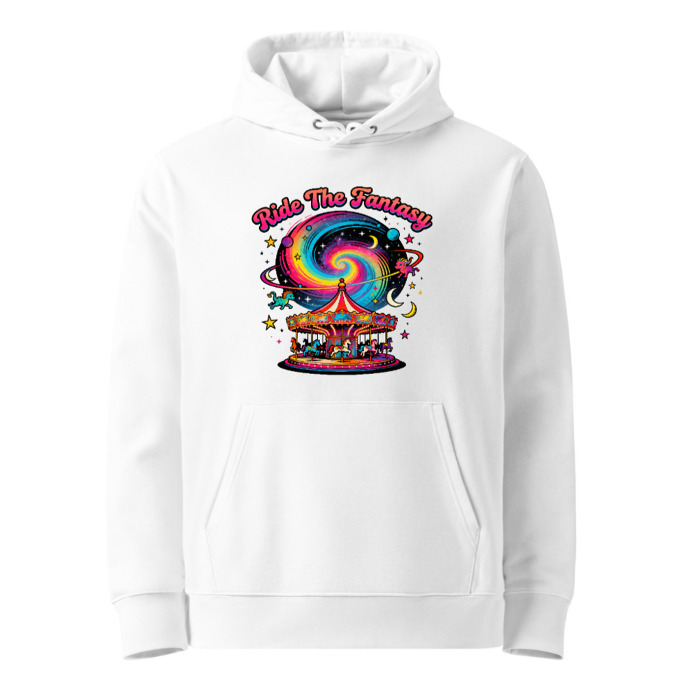Unisex Eco Hoodie - Ride The Fantasy Carousel Design