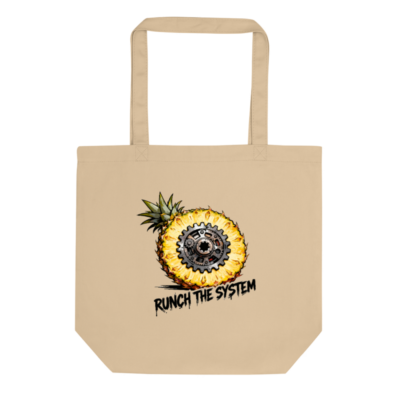 Eco Oyster Tote Bag | Pineapple Gear Design | Runch the System | Sustainable Canvas Tote