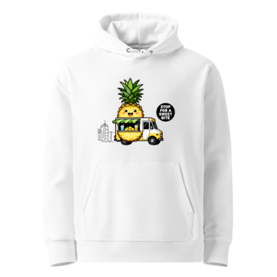 Pineapple Food Truck Hoodie | Unisex Eco Essential Hoodie - Stop for a Sweet Bite