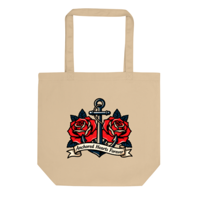 Eco Oyster Tote Bag | Anchor & Roses Design | Sustainable Cotton Tote