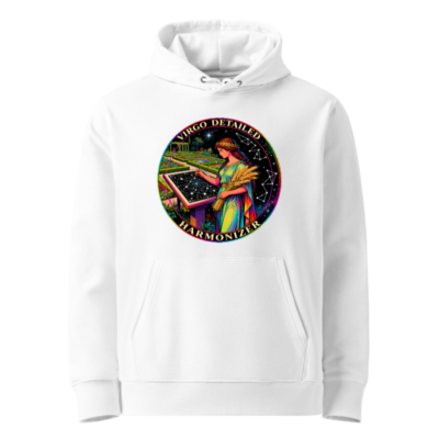 Virgo Detailed Harmonizer Unisex Eco Hoodie - Sustainable, Comfortable & Symbolic