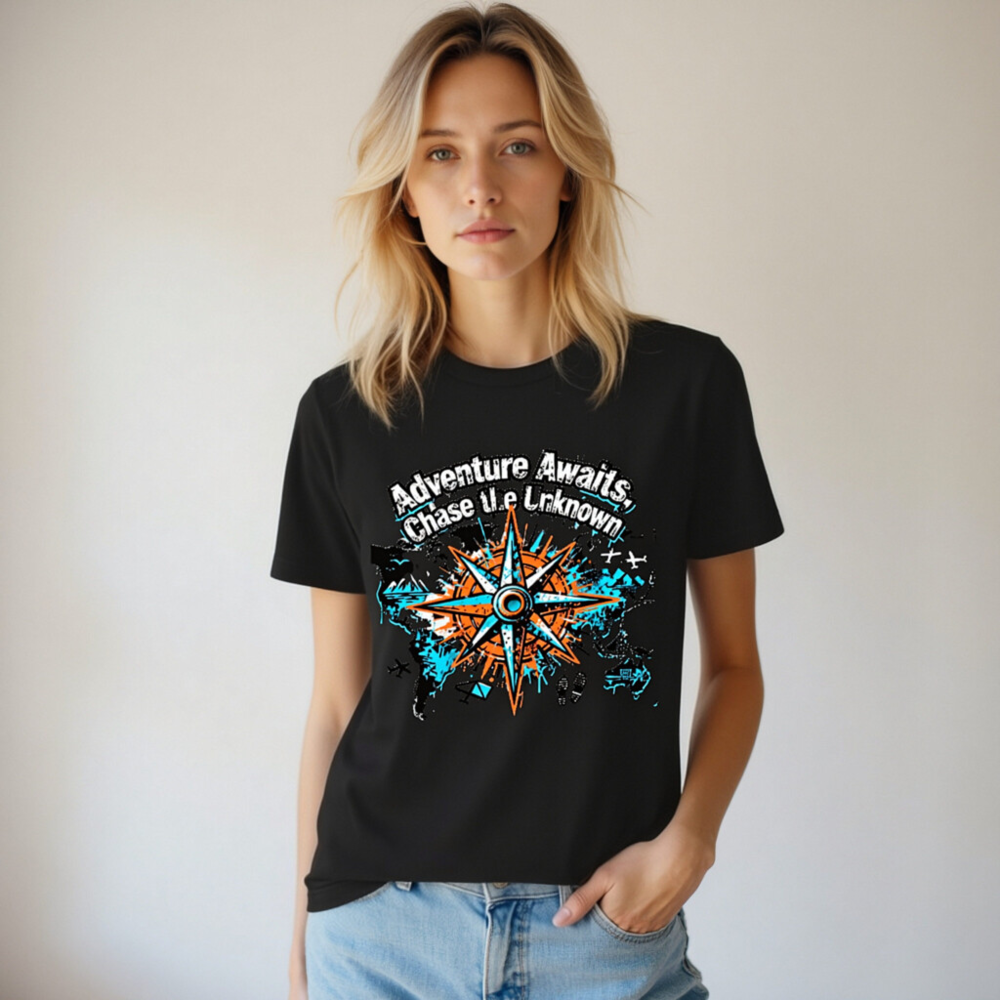 Adventure Awaits, Chase the Unknown | Unisex Staple T-Shirt - Image 5
