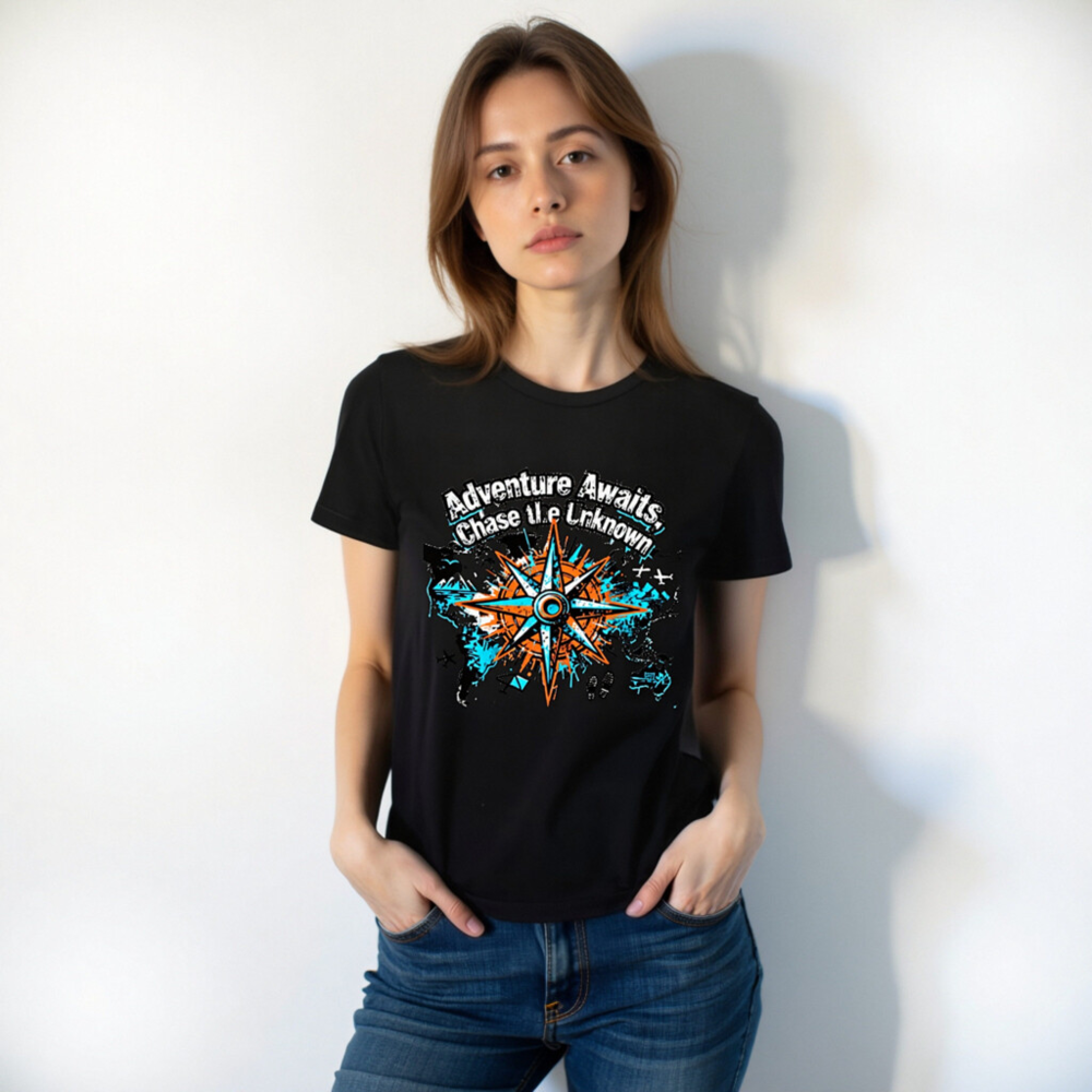 Adventure Awaits, Chase the Unknown | Unisex Staple T-Shirt - Image 7
