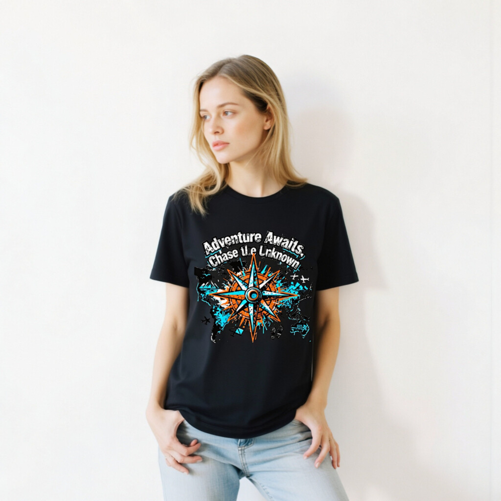 Adventure Awaits, Chase the Unknown | Unisex Staple T-Shirt - Image 10