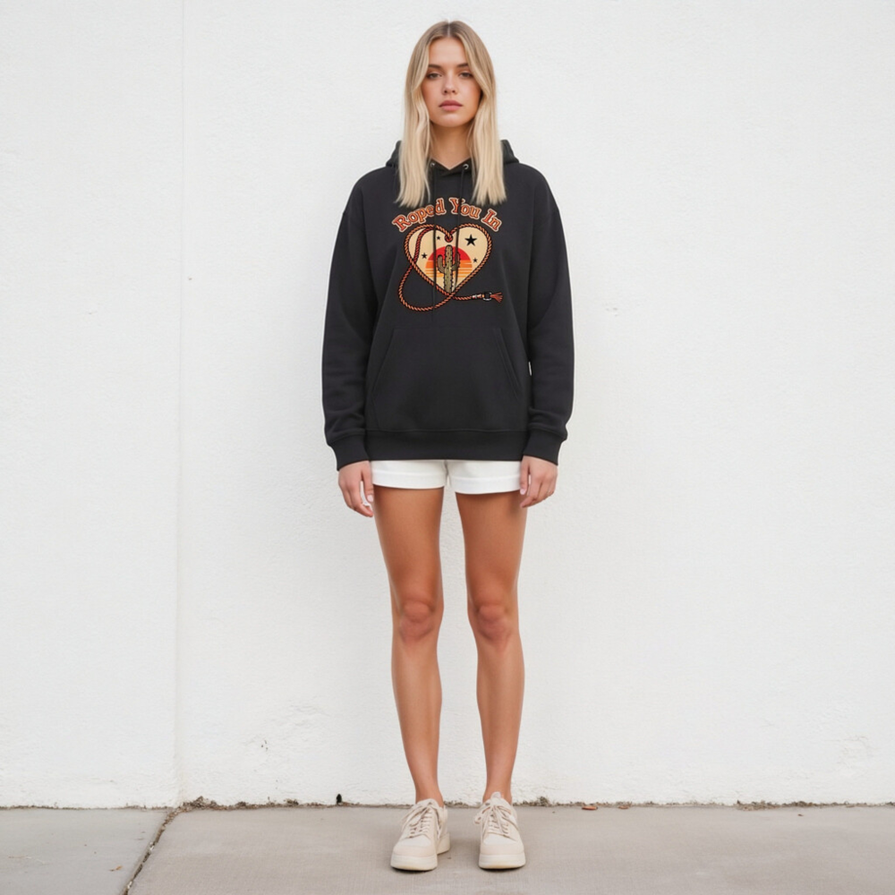 Roped You In Hoodie | Unisex Eco-Friendly Essential Hoodie - Image 4