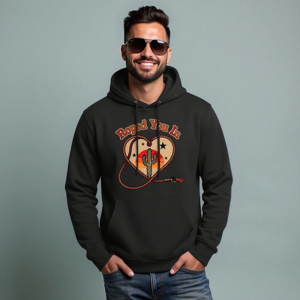 Roped You In Hoodie | Unisex Eco-Friendly Essential Hoodie - Image 7
