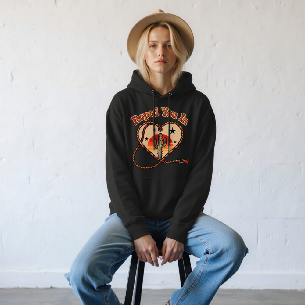Roped You In Hoodie | Unisex Eco-Friendly Essential Hoodie - Image 9