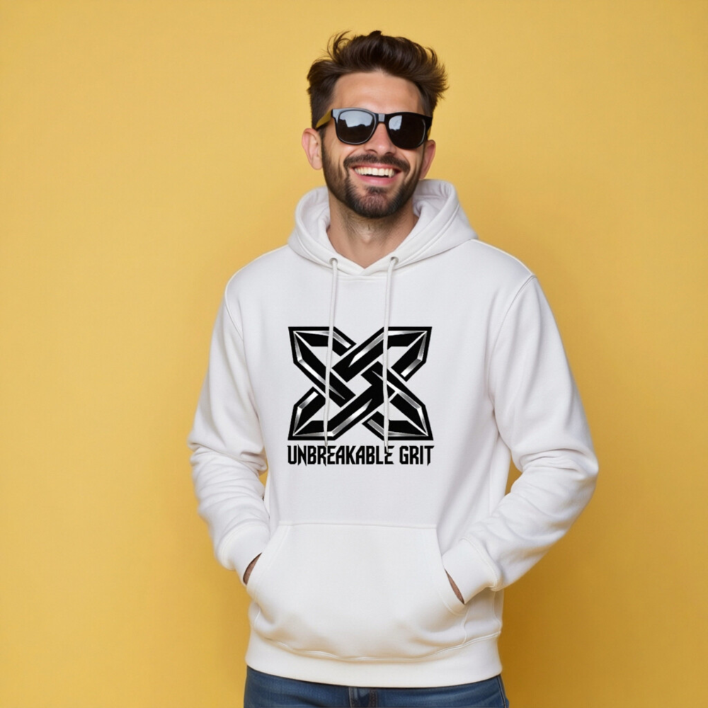 Unisex Premium Pullover Hoodie | Unbreakable Grit X Logo - Image 10