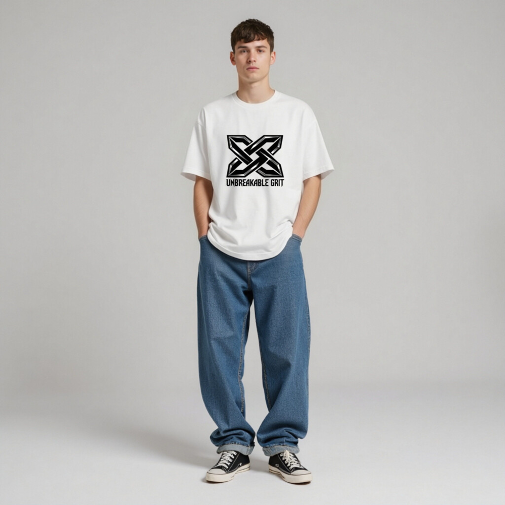 Unisex Staple T-Shirt | Unbreakable Grit X Logo - Premium Comfort Fit - Image 4