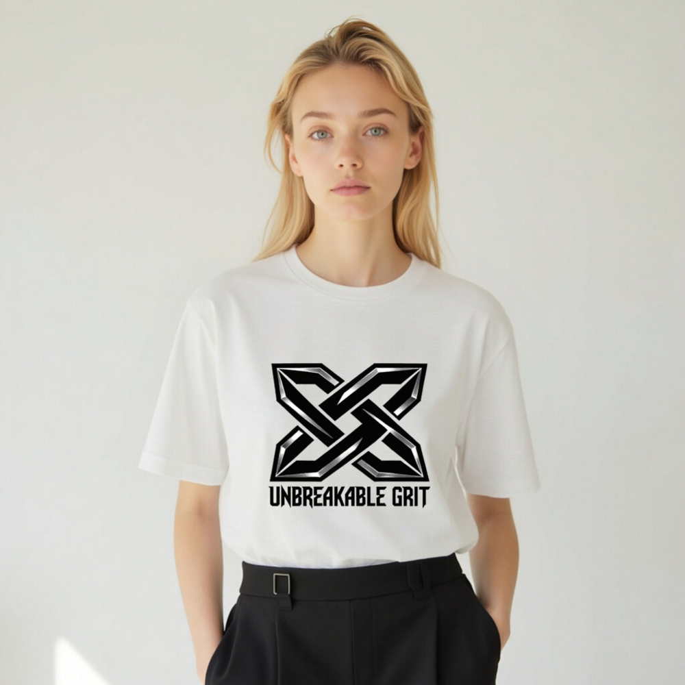Unisex Staple T-Shirt | Unbreakable Grit X Logo - Premium Comfort Fit - Image 6