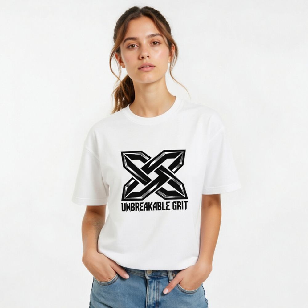 Unisex Staple T-Shirt | Unbreakable Grit X Logo - Premium Comfort Fit - Image 8