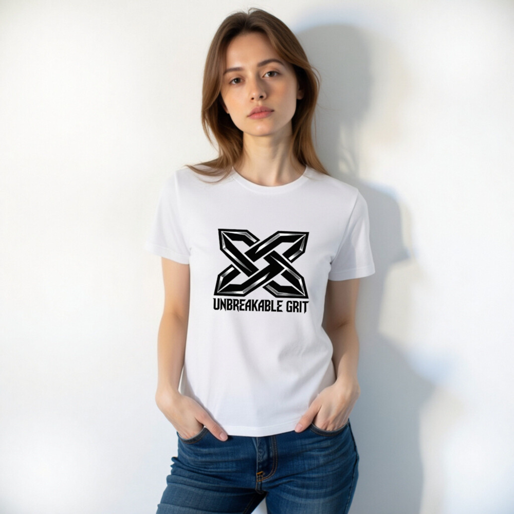 Unisex Staple T-Shirt | Unbreakable Grit X Logo - Premium Comfort Fit - Image 9