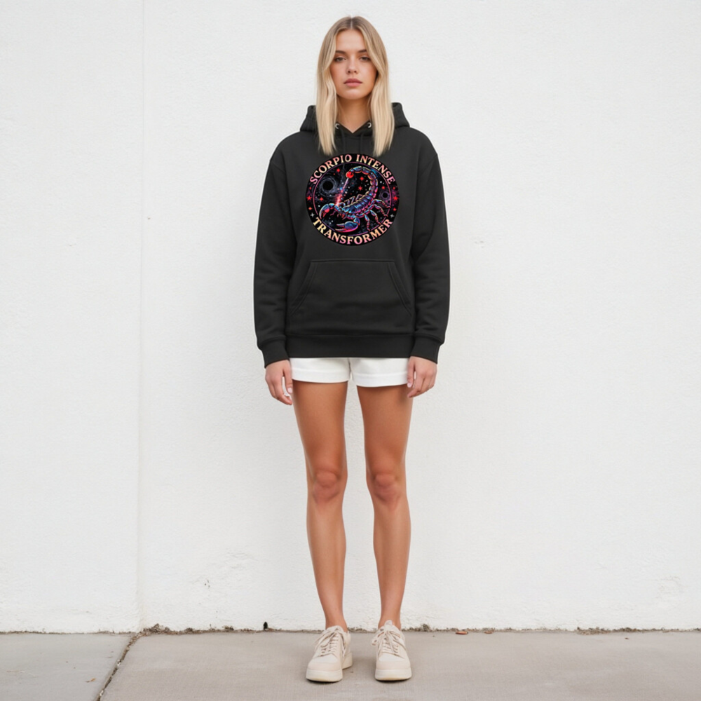 Scorpio Intense Transformer Unisex Hoodie - Premium Pullover Sweatshirt - Image 4