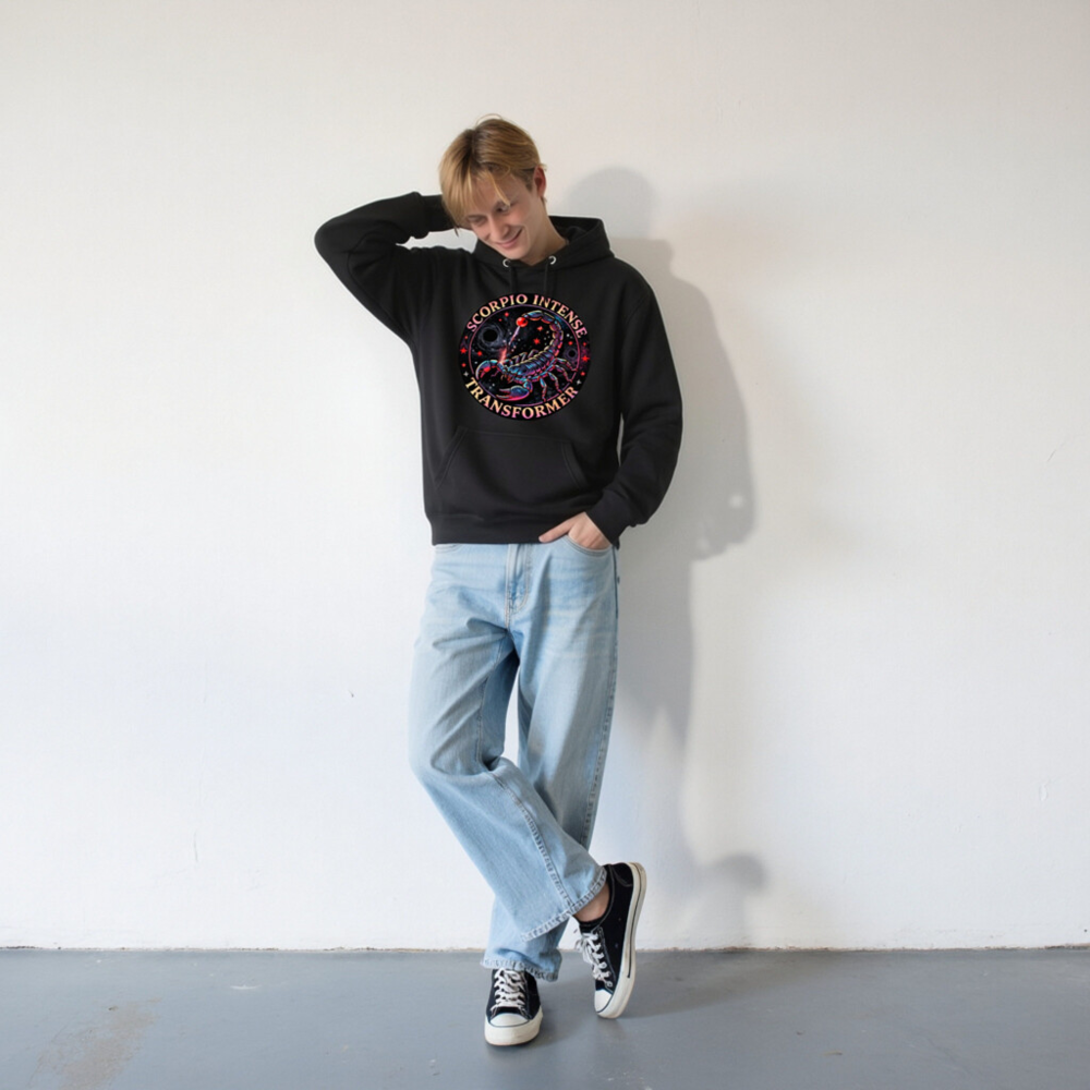 Scorpio Intense Transformer Unisex Hoodie - Premium Pullover Sweatshirt - Image 7