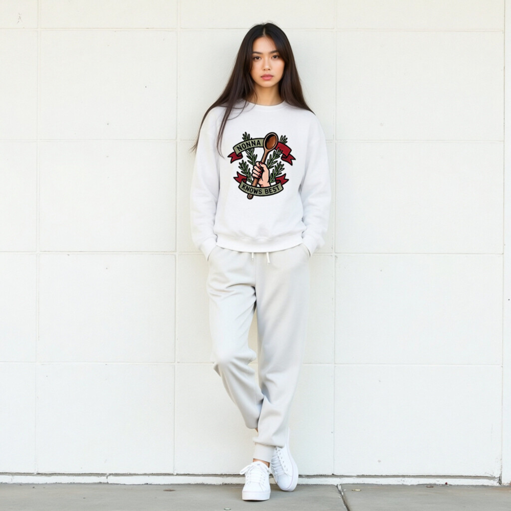 Nonna Knows Best Unisex Crew Neck Sweatshirt - Italian Kitchen Design - Image 5