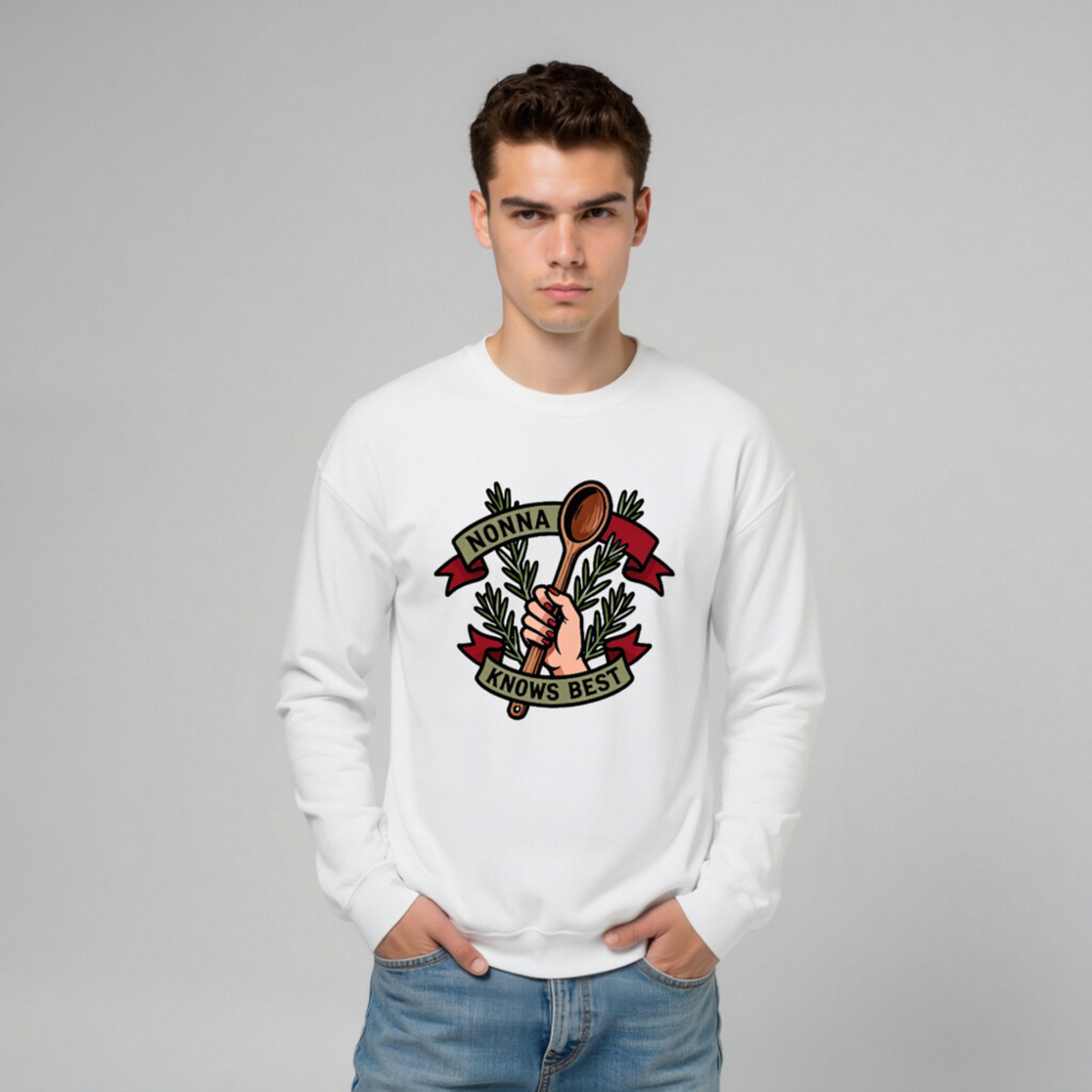Nonna Knows Best Unisex Crew Neck Sweatshirt - Italian Kitchen Design - Image 6
