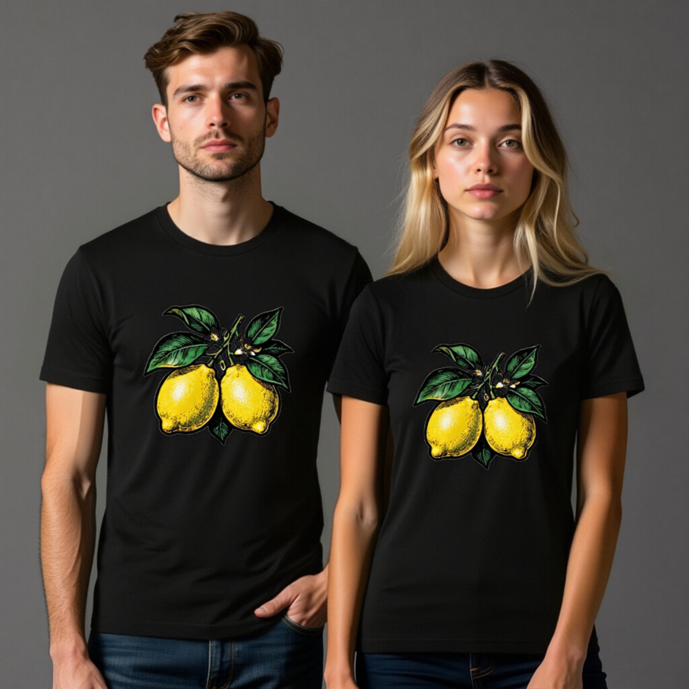 Unisex Lemon T-Shirt | Yellow Citrus Fruit Graphic Tee - Image 7