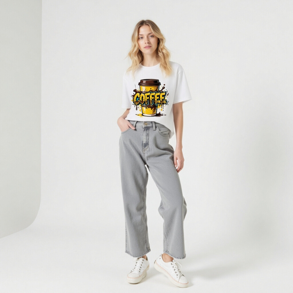 Unisex Coffee T-Shirt - Bold Graphic Design, Comfortable Staple Tee - Image 8