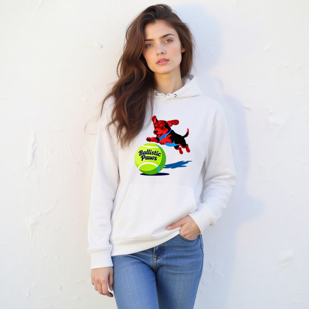 Ballistic Paws Unisex Eco Hoodie | Sustainable Essential Sweatshirt - Image 8