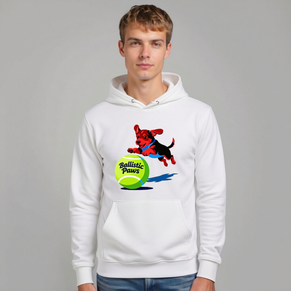 Ballistic Paws Unisex Eco Hoodie | Sustainable Essential Sweatshirt - Image 9