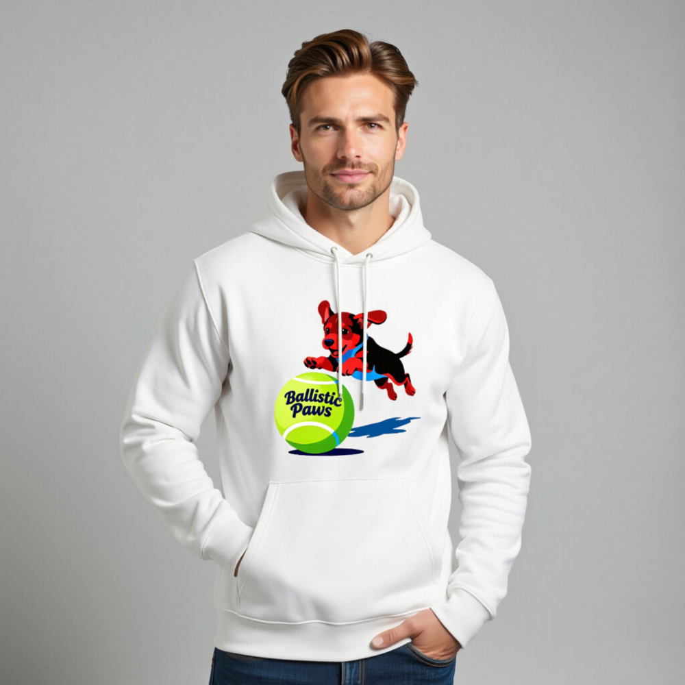 Ballistic Paws Unisex Eco Hoodie | Sustainable Essential Sweatshirt - Image 10