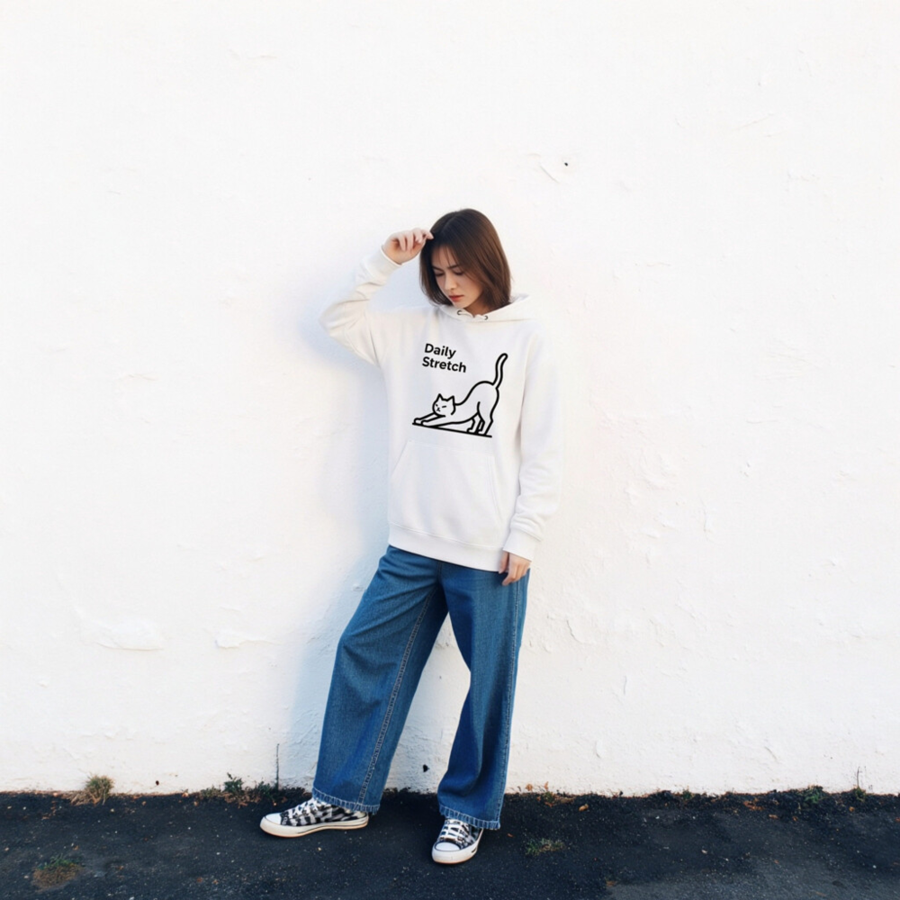 Daily Stretch Unisex Eco Hoodie | Soft Organic Cotton Sweatshirt - Image 2