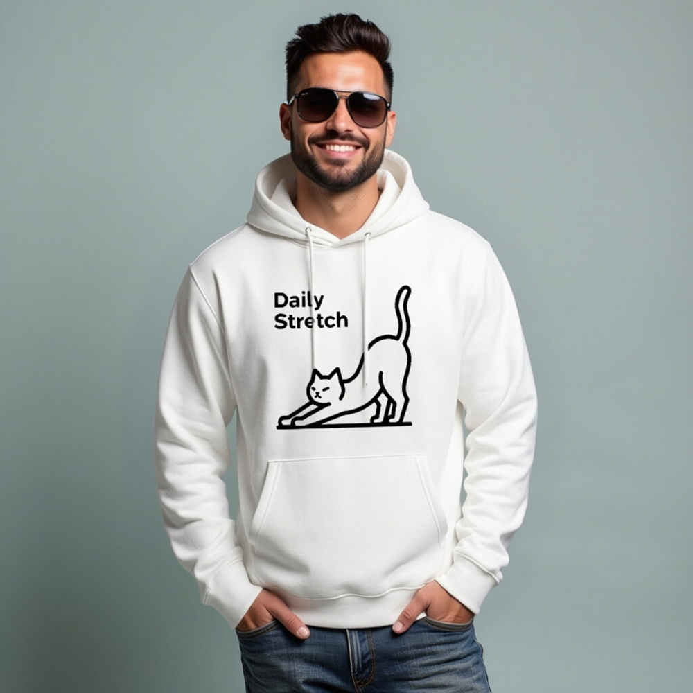 Daily Stretch Unisex Eco Hoodie | Soft Organic Cotton Sweatshirt - Image 5