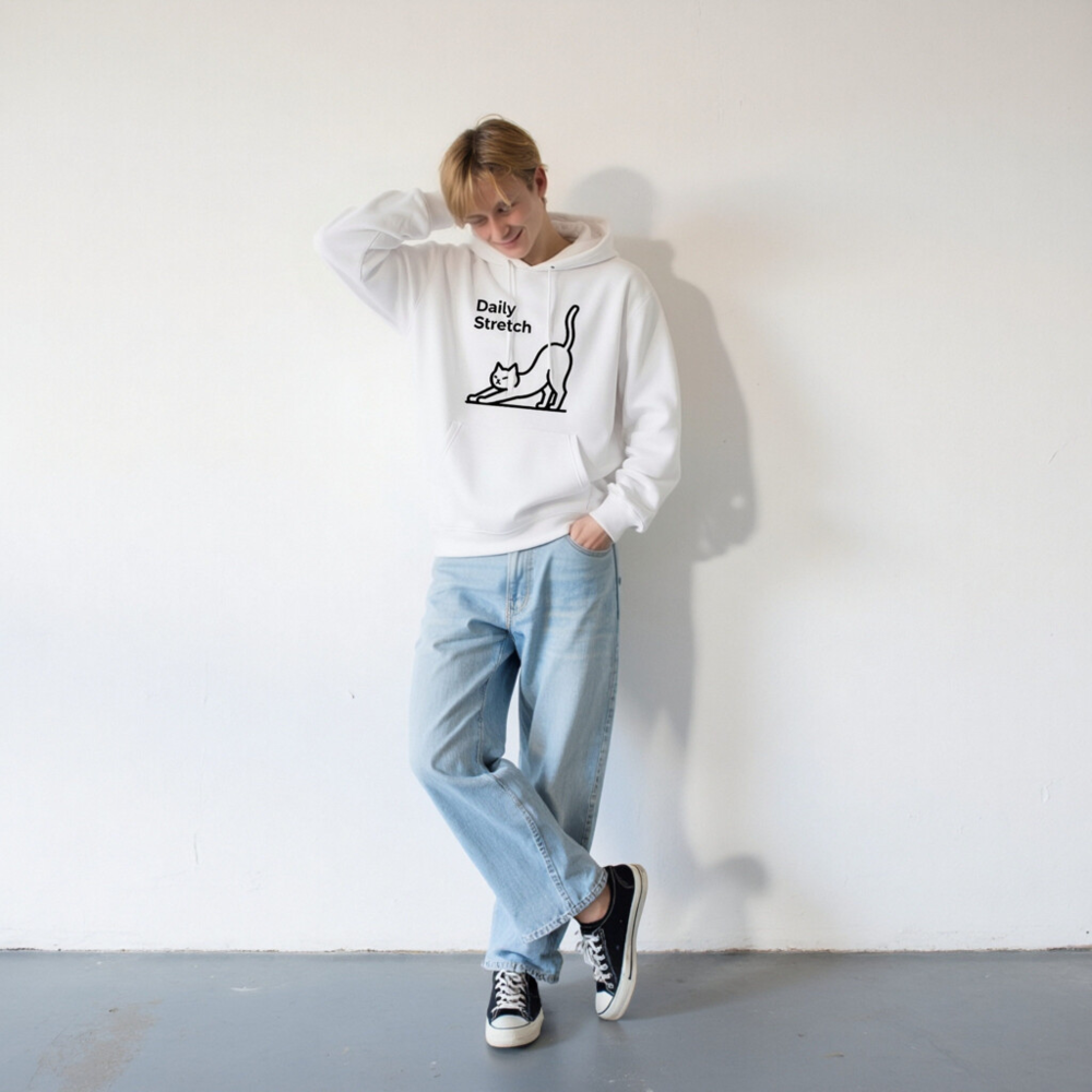 Daily Stretch Unisex Eco Hoodie | Soft Organic Cotton Sweatshirt - Image 6