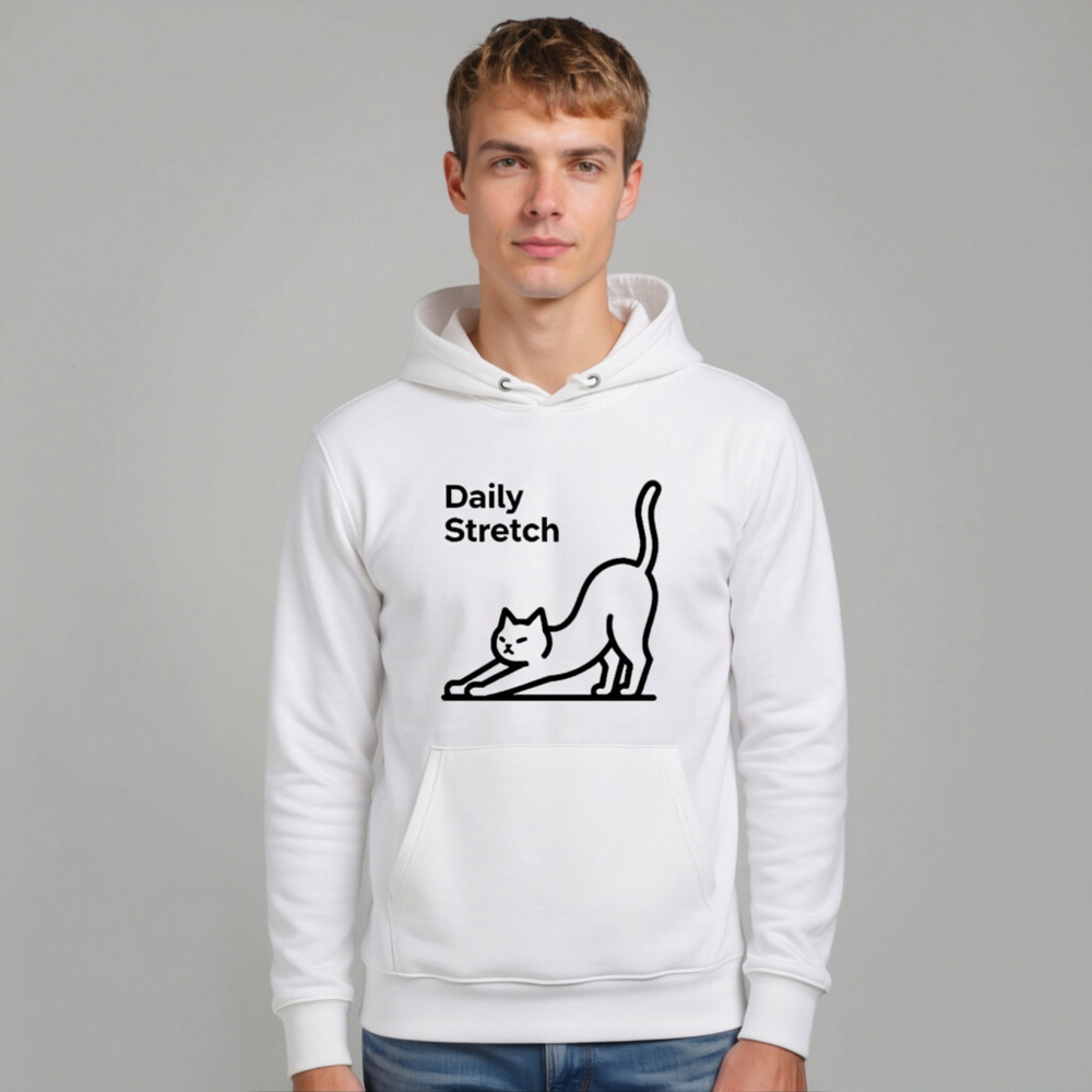 Daily Stretch Unisex Eco Hoodie | Soft Organic Cotton Sweatshirt - Image 9