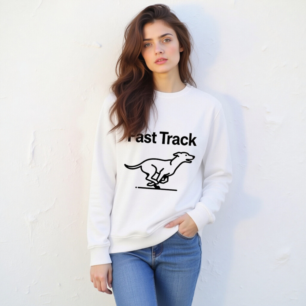 Unisex Organic Sweatshirt | Fast Track Dog Design - Image 7