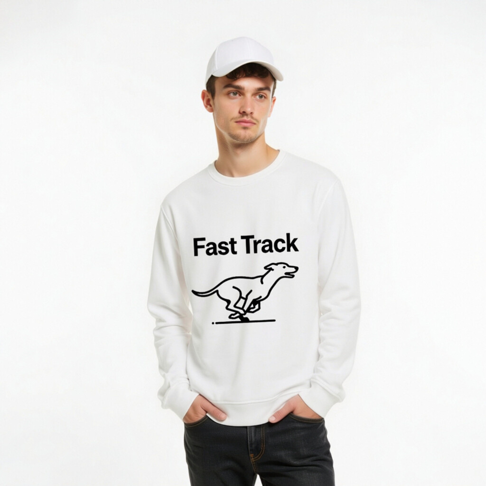 Unisex Organic Sweatshirt | Fast Track Dog Design - Image 10