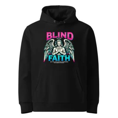 Blind Faith Hoodie – Unisex Eco-Friendly Graphic Pullover