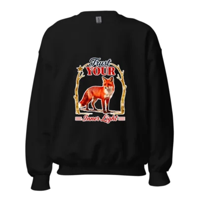 Trust Your Inner Light Fox Sweatshirt – Unisex Crewneck