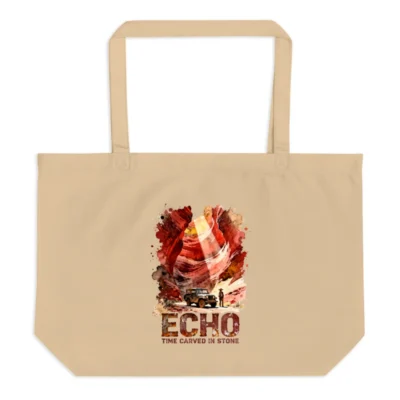 Echo Organic Tote Bag – Large Eco-Friendly Canvas Shopping Bag