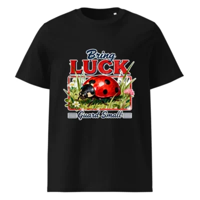 Bring Luck Guard Small Ladybug T-Shirt - Unisex Organic Cotton