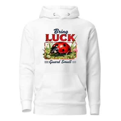 Bring Luck Guard Small Ladybug Hoodie - Unisex Premium Pullover